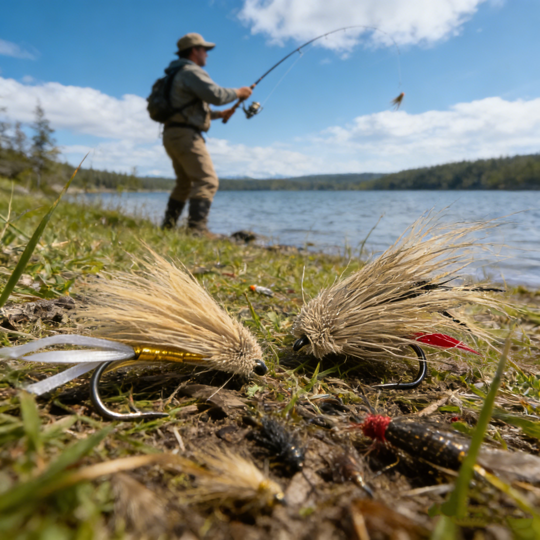 Fishing Hook Size - 5/6Pcs Popper Hopper Fly Fishing Lures