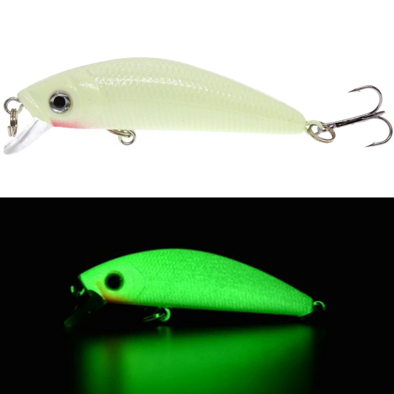 Fishing Hook Treble - 1Pcs 3D Luminous Night Fishing Bait