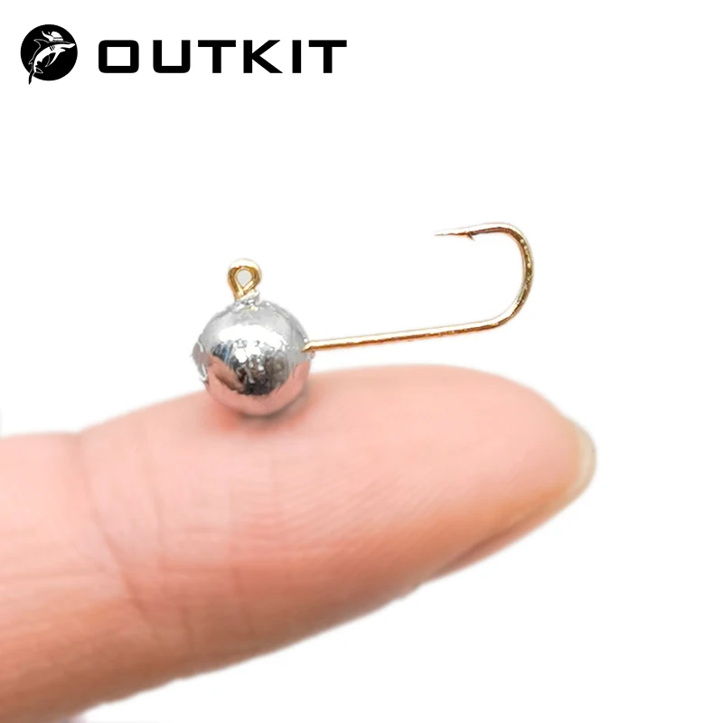 OUTKIT 10pcs Mini Jig Head Hoo - Fishing Hook Barbless 리뷰 및 가격