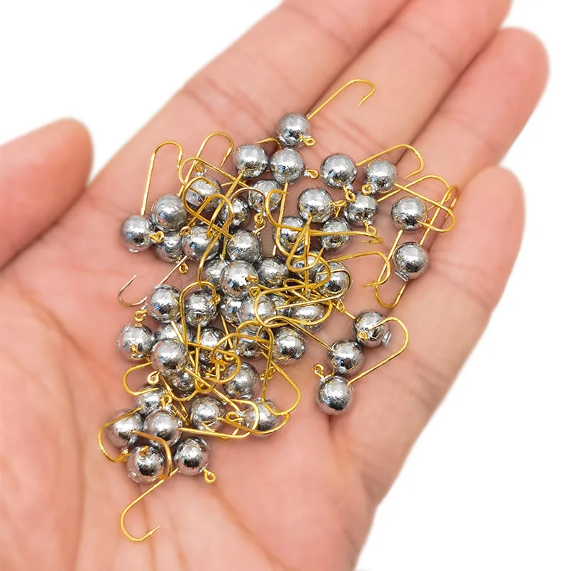 OUTKIT 10pcs Mini Jig Head Hoo - Fishing Hook Barbless 리뷰 및 가격