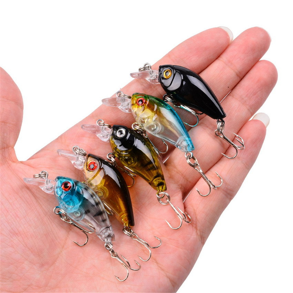 1Pcs 3.5g 4.5cm Top water Mini - Fishing Hook Treble 리뷰 및 가격