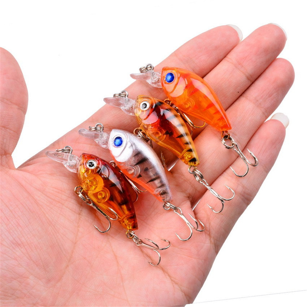 1Pcs 3.5g 4.5cm Top water Mini - Fishing Hook Treble 리뷰 및 가격