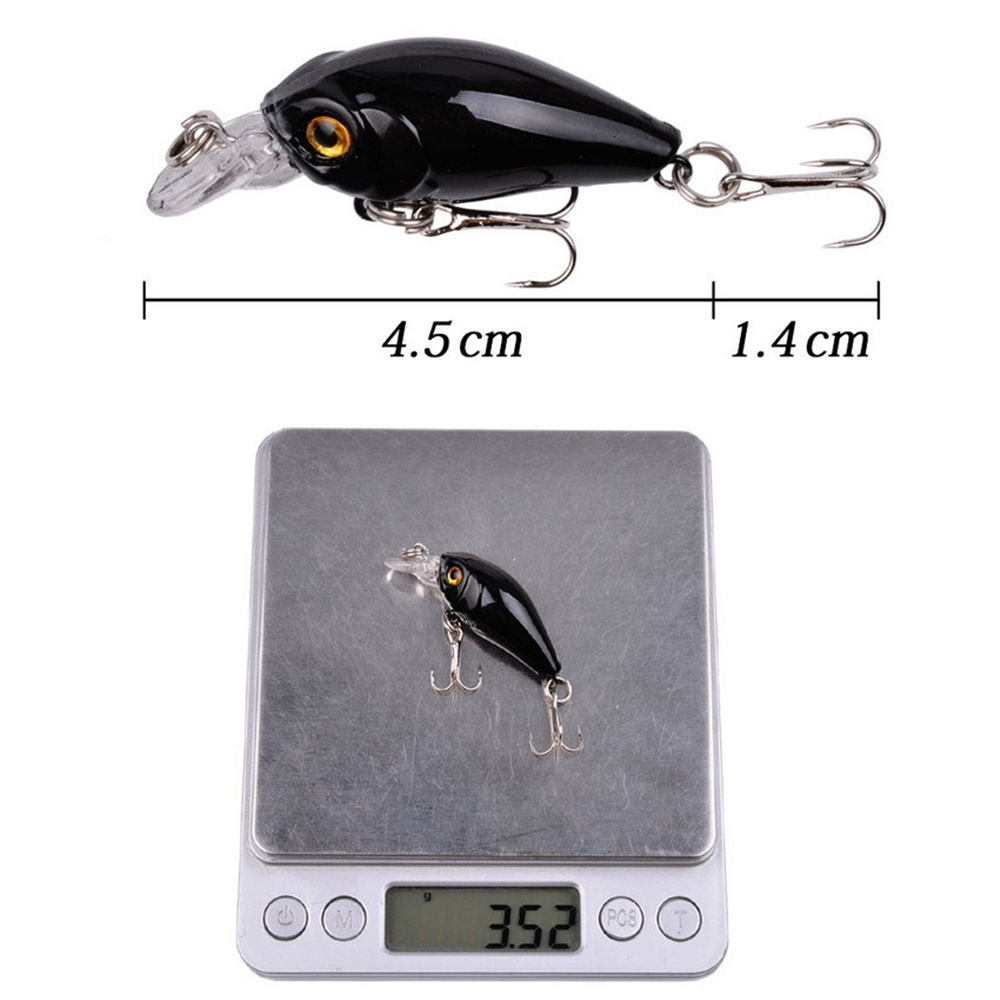 1Pcs 3.5g 4.5cm Top water Mini - Fishing Hook Treble 리뷰 및 가격