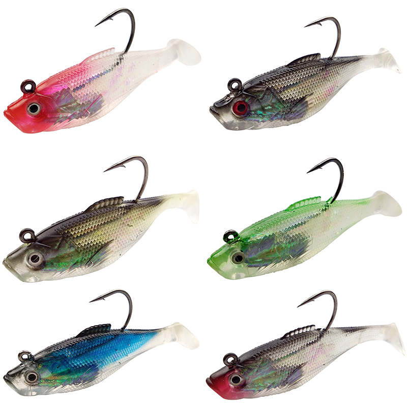 6Pcs/Bag Fishing Lures with Fi - Fishing Hook Size 리뷰 및 가격