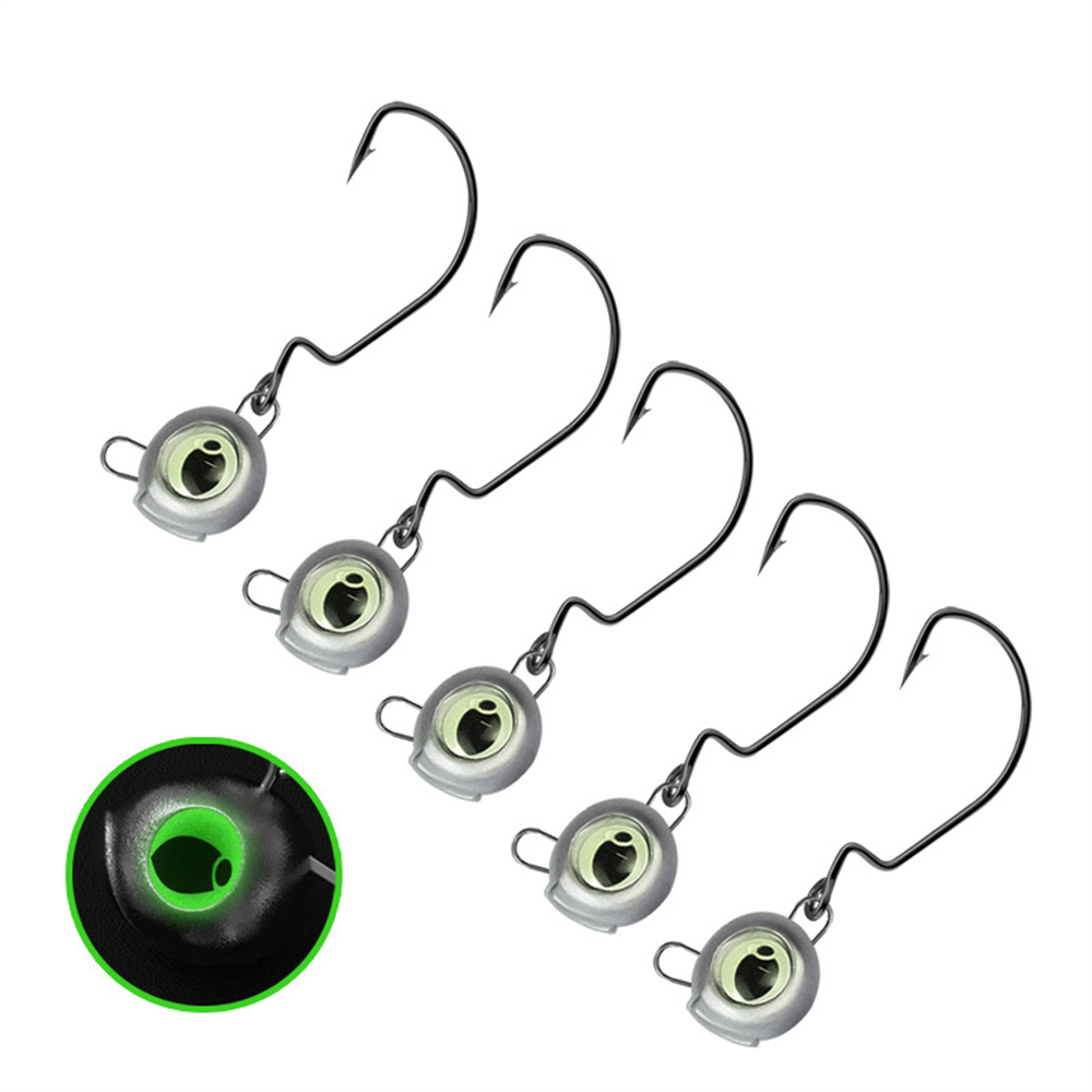 10pcs Weedless Jig Heads with  - Fishing Hook Weedless 리뷰 및 가격