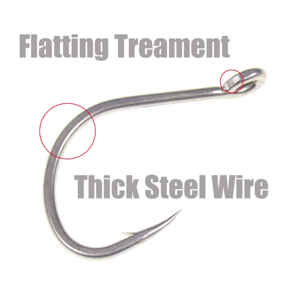 10pcs Matte Tin Anti-rust Salt - Fishing Hook Barbless 리뷰 및 가격