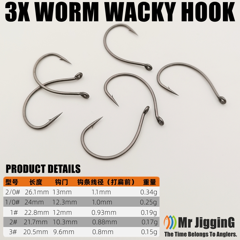 Mr JigginG PTFE Super Slide Wa - Fishing Hook Offset 리뷰 및 가격