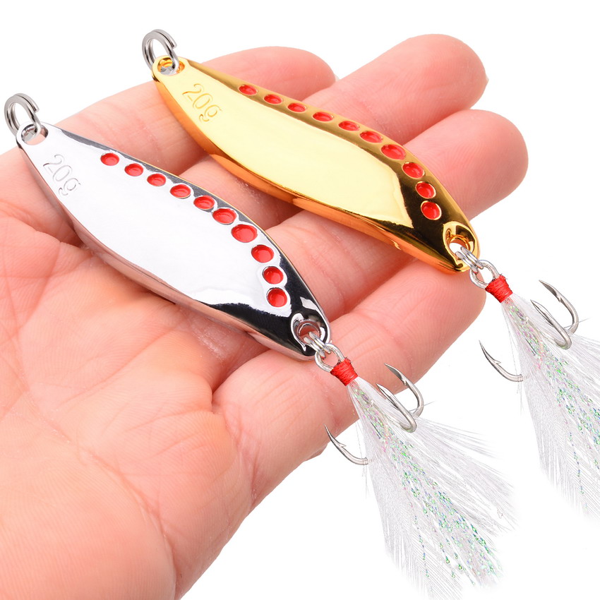 8PCS/Set Lure Metal Spinner Sp - Fishing Hook Treble 리뷰 및 가격