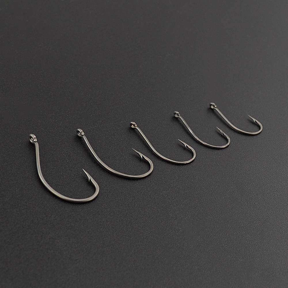 100pcs Coated High Carbon Stee - Fishing Hook Barbless 리뷰 및 가격