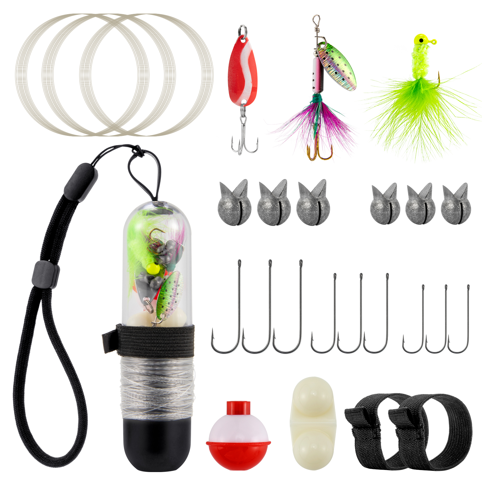 25pcs Survival Fishing Kit Poc - Fishing Hook Jig 리뷰 및 가격