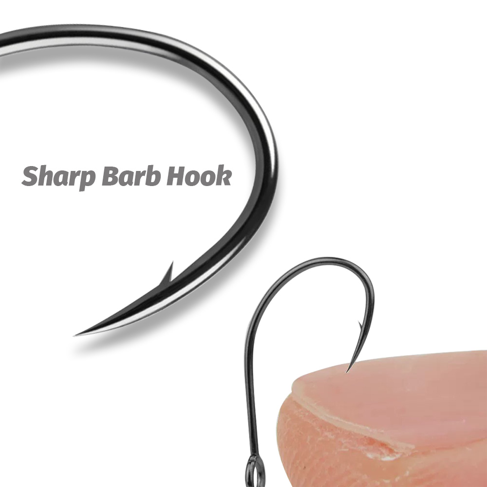 20PCS Big Ring Single Hooks 2# - Fishing Hook Circle 리뷰 및 가격