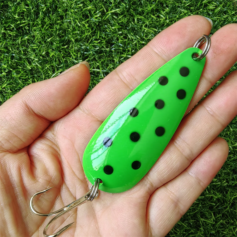 1PCS Spinner Spoon Lure 27G 19 - Fishing Hook Treble 리뷰 및 가격