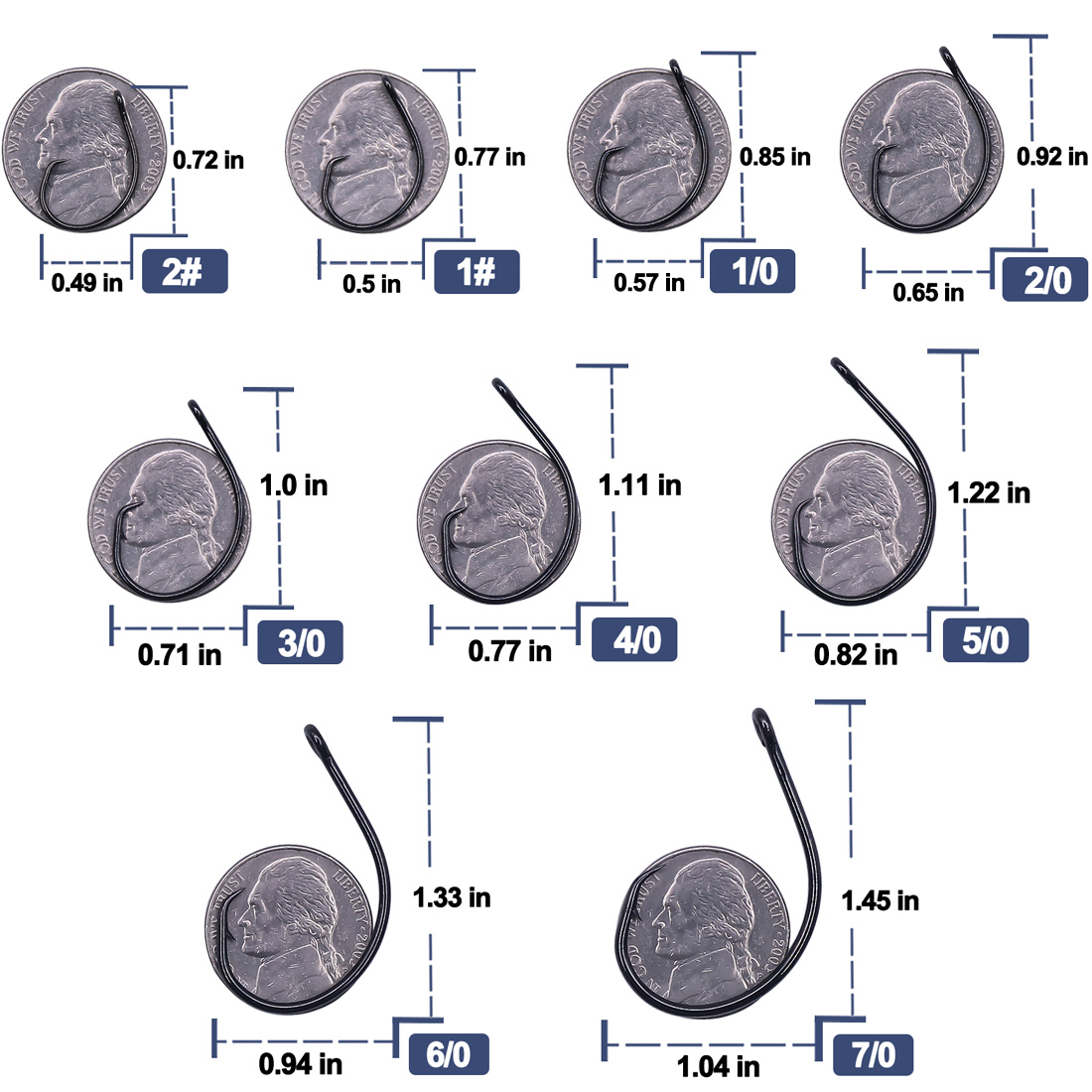 9KM 25-50Pcs Inline Wide Gap C - Fishing Hook Circle 리뷰 및 가격