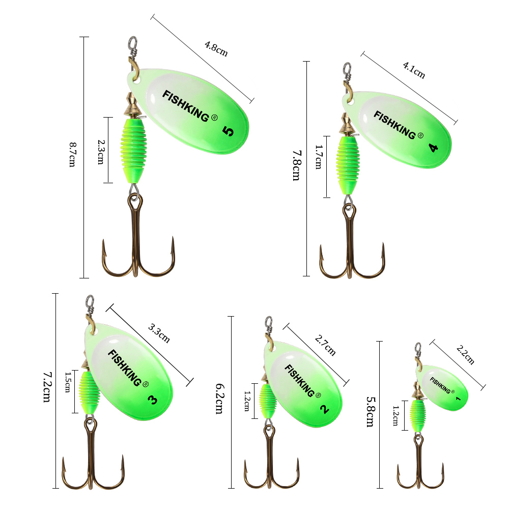 Metal Fishing Lure 4g 4.8g 7g  - Fishing Hook Treble 리뷰 및 가격