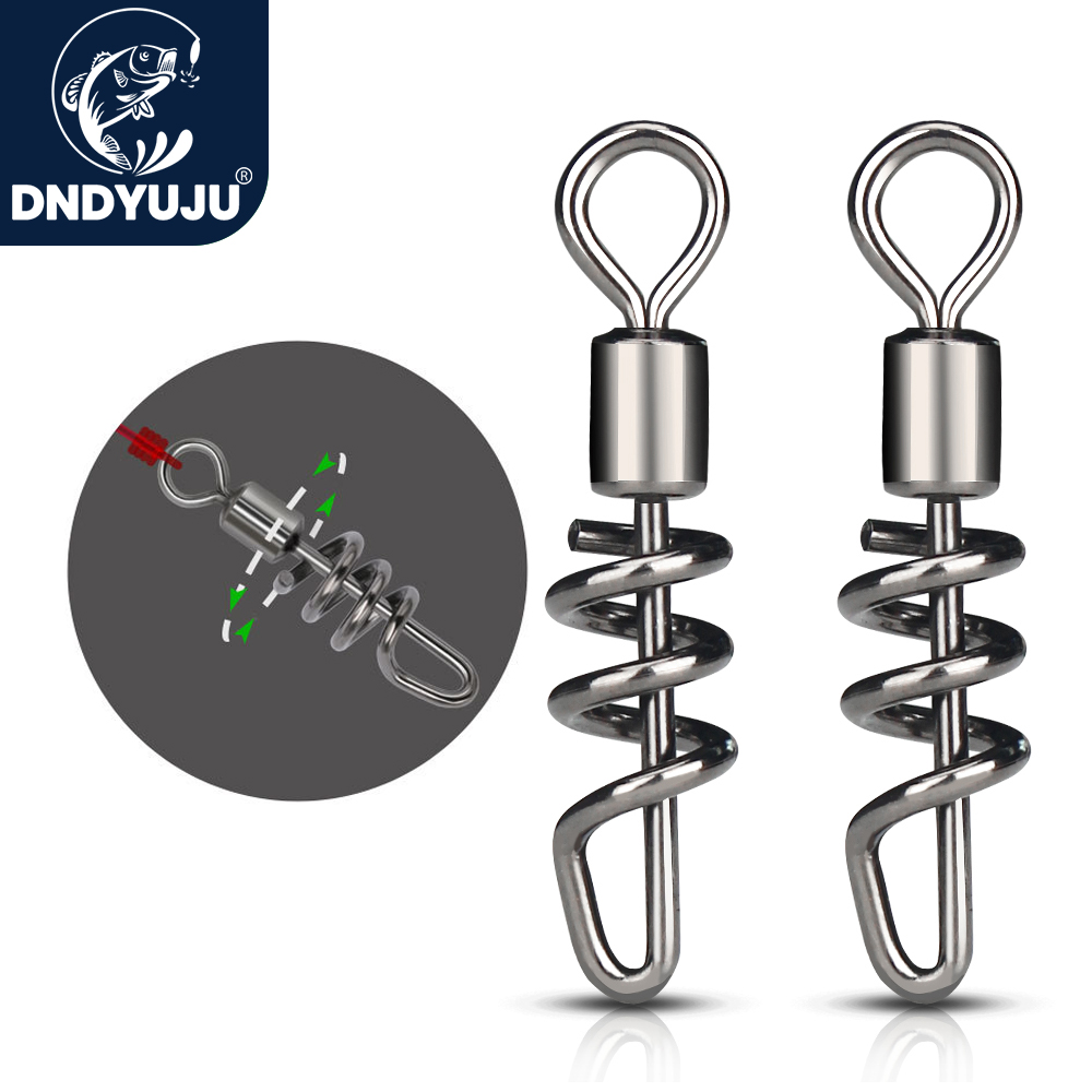 DNDYUJU 10PCS/lot Rolling swiv - Fishing Hook Stainless Steel 리뷰 및 가격