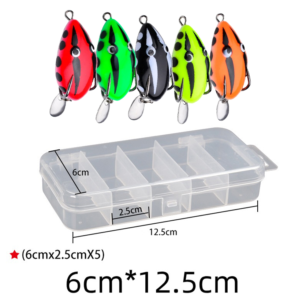 5pcs/Box Topwater Fishing Lure - Fishing Hook Weedless 리뷰 및 가격