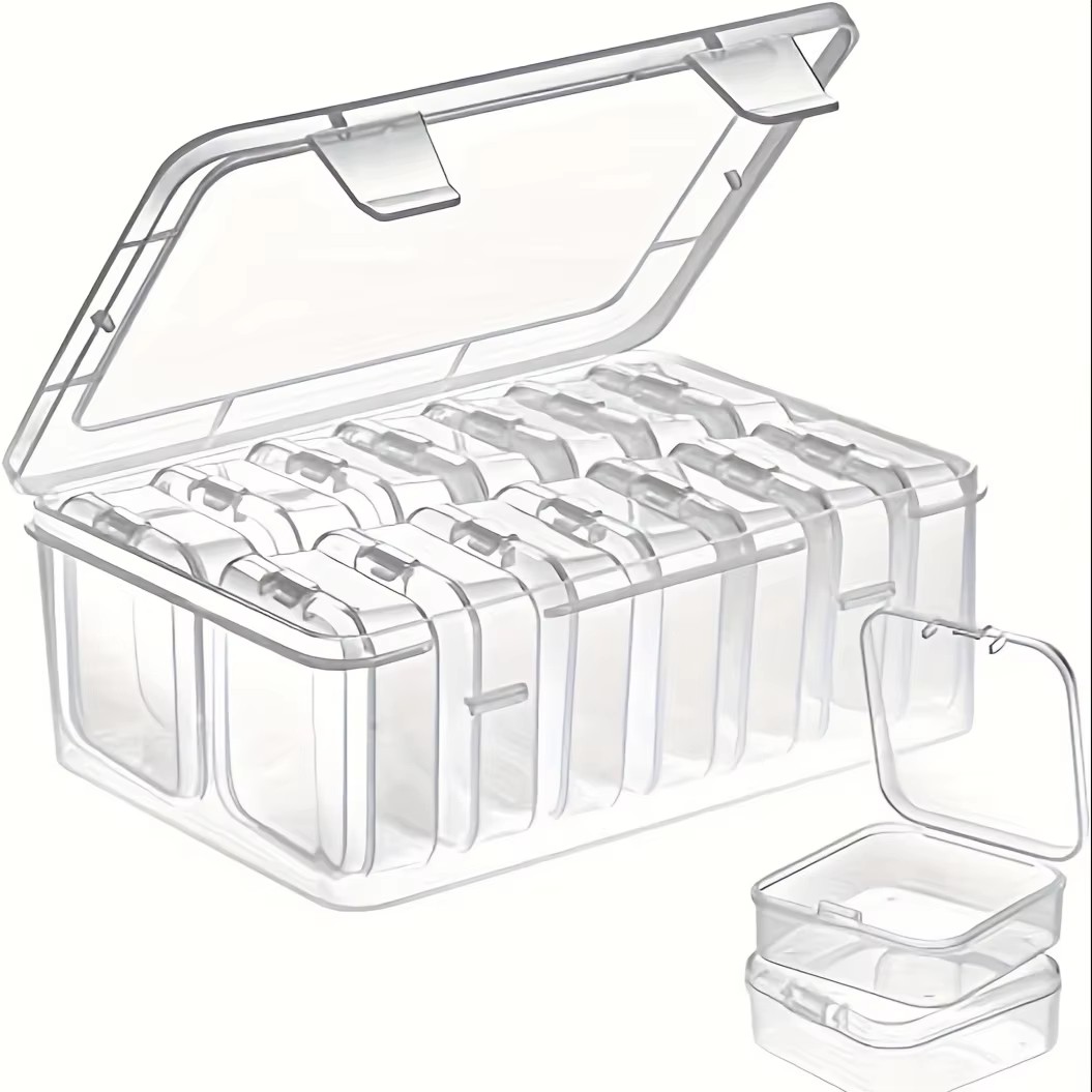 14Pieces  Clear Plastic Storag - Fishing Hook 리뷰 및 가격