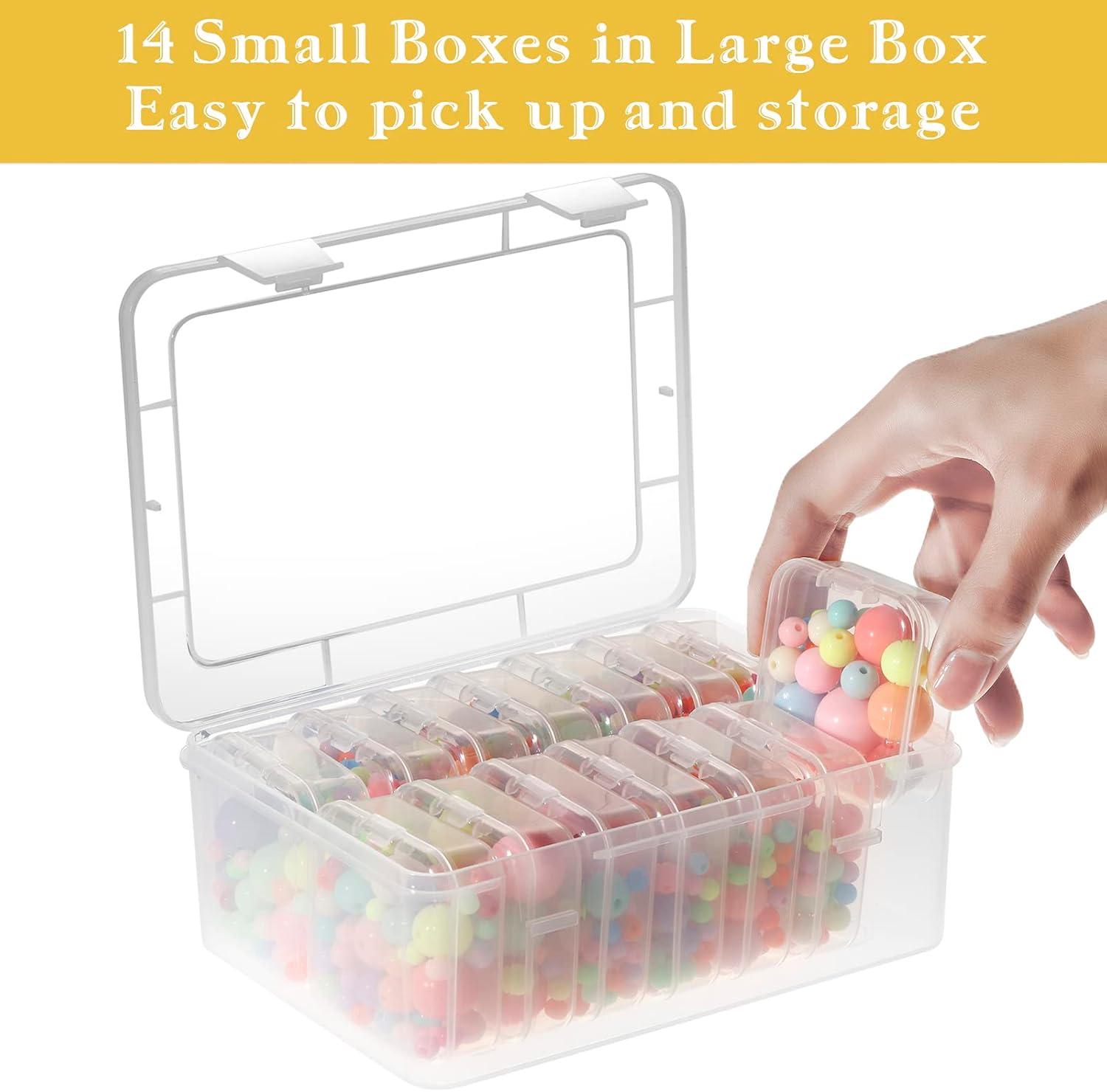 14Pieces  Clear Plastic Storag - Fishing Hook 리뷰 및 가격