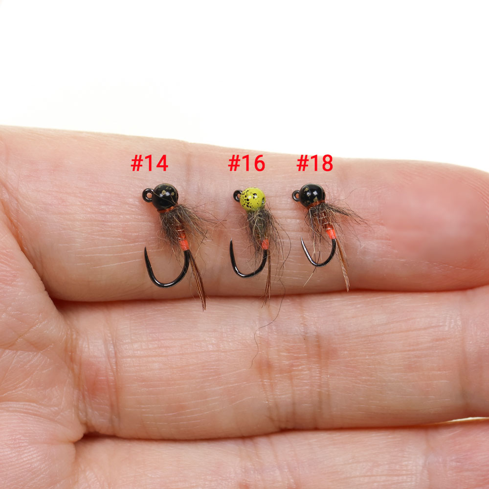 6PCS Jig Tungsten Bead Head Ny - Fishing Hook Barbless 리뷰 및 가격