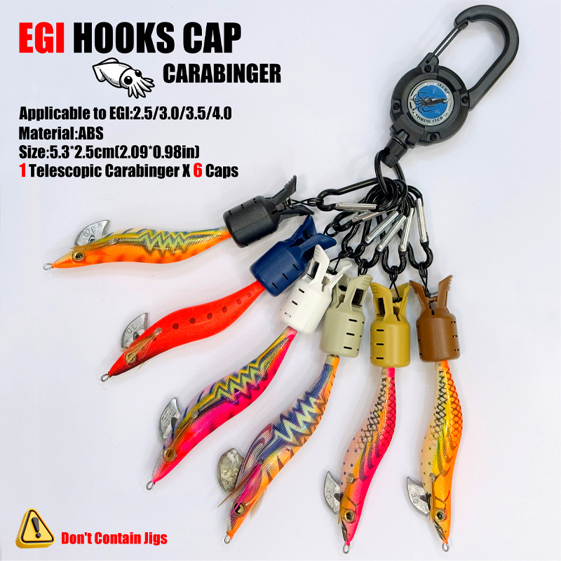Squid Jig Hook Caps and Carabi - Fishing Hook Jig 리뷰 및 가격