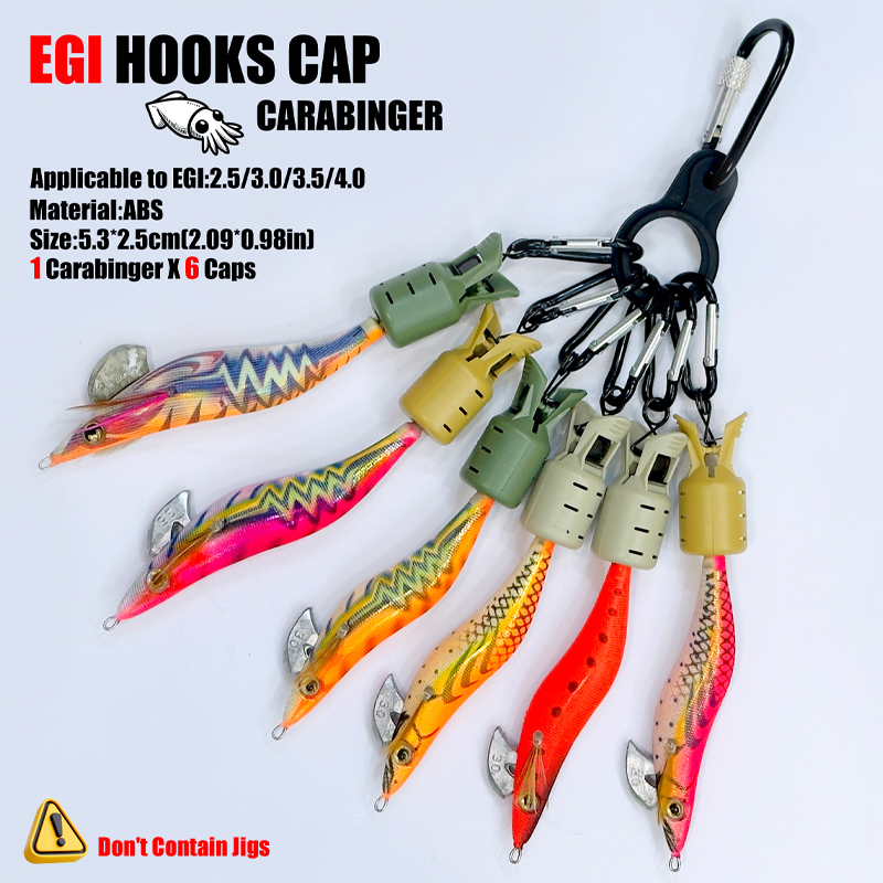 Squid Jig Hook Caps and Carabi - Fishing Hook Jig 리뷰 및 가격