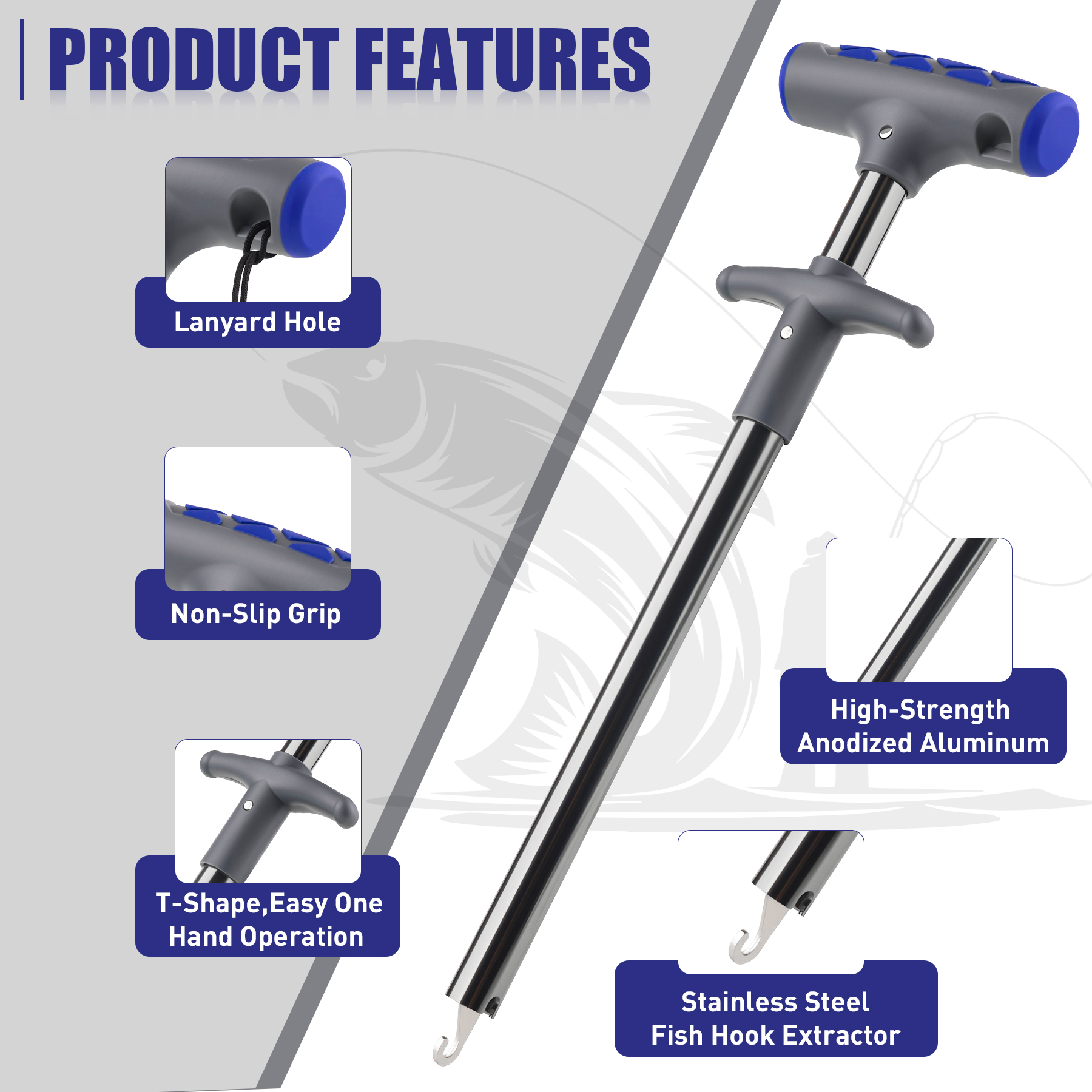 Booms Fishing XW20 Long Fish H - Fishing Hook Remover 리뷰 및 가격