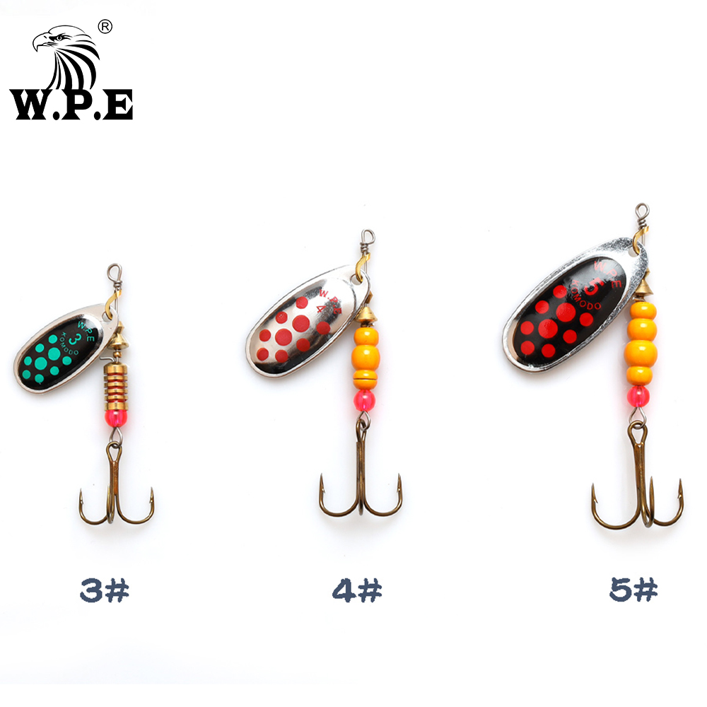 W.P.E Brand New Spinner Lure 1 - Fishing Hook Treble 리뷰 및 가격