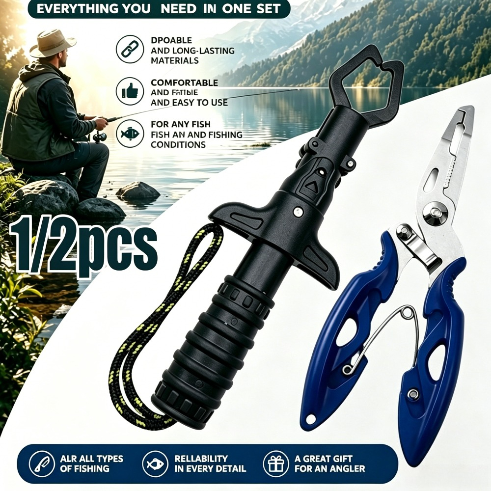 1/2pcs Fishing Gripper and Pli - Fishing Hook Remover 리뷰 및 가격