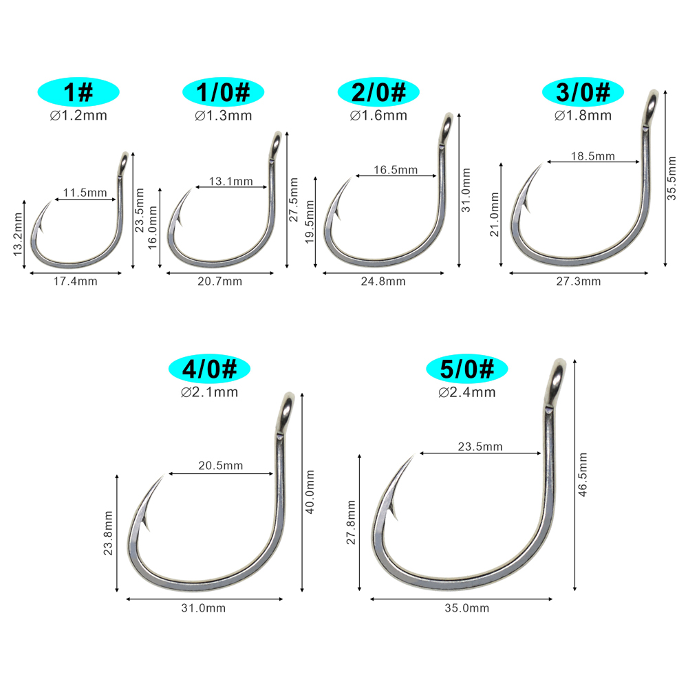 ICERIO 10PCS Matte Tin Coating - Fishing Hook Assortment 리뷰 및 가격