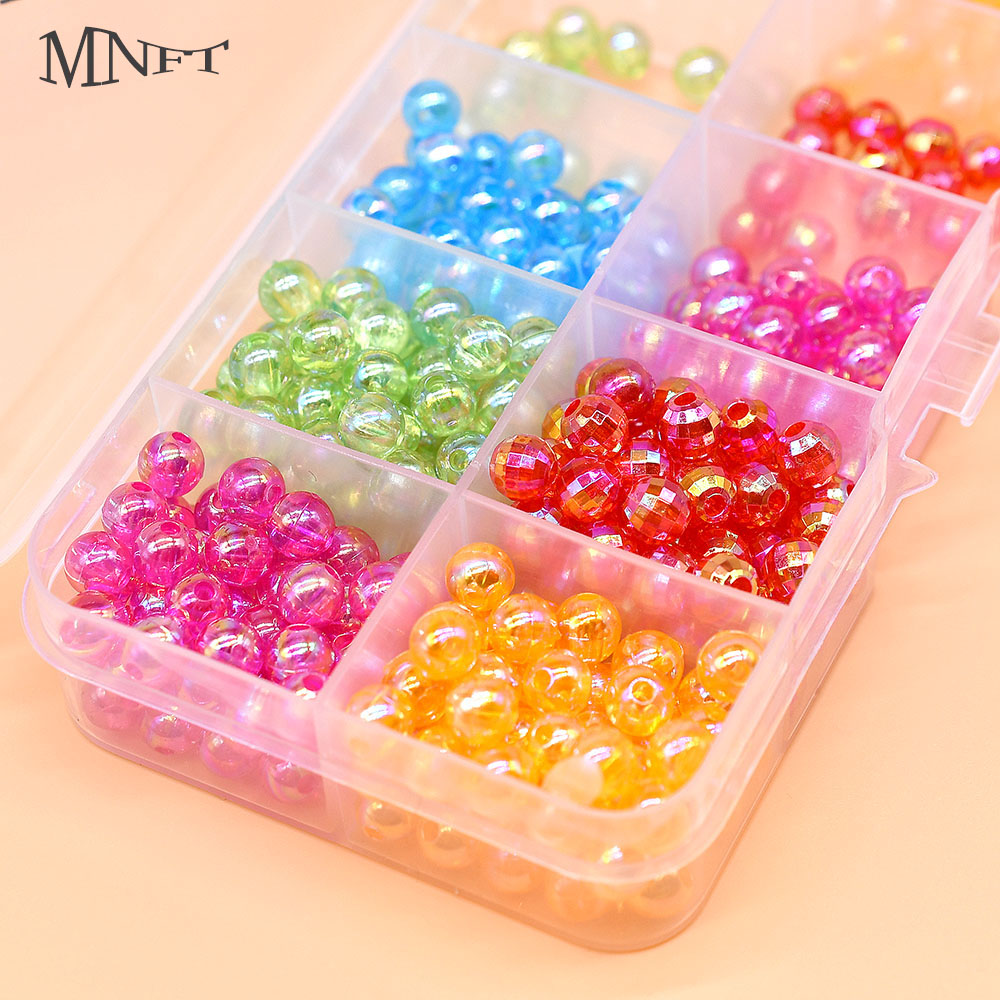 MNFT Mix 5 Colors Round Beads  - Fishing Hook Size 리뷰 및 가격