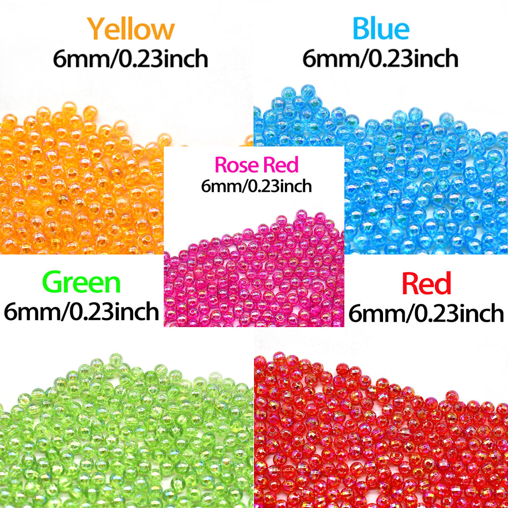 MNFT Mix 5 Colors Round Beads  - Fishing Hook Size 리뷰 및 가격
