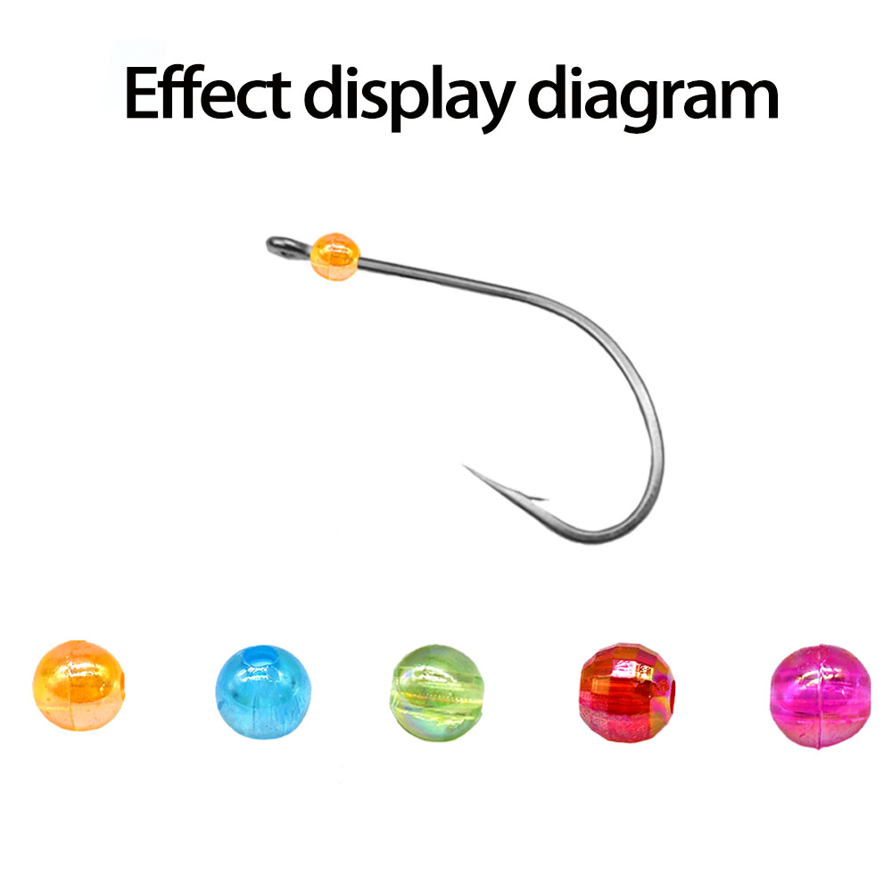 MNFT Mix 5 Colors Round Beads  - Fishing Hook Size 리뷰 및 가격