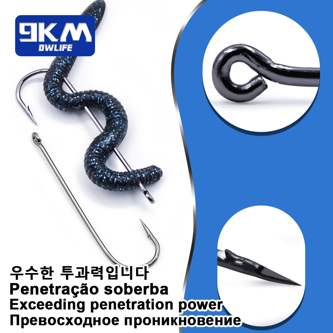 Fishing Hooks Long Shank Hooks - Fishing Hook Barbless 리뷰 및 가격