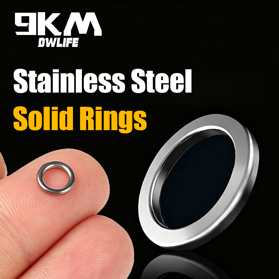 9KM Solid Ring Fishing 50pcs S - Fishing Hook Jig 리뷰 및 가격