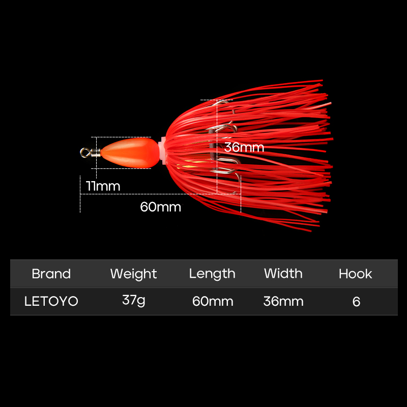 37g Weedless Football Jig Head - Fishing Hook Weedless 리뷰 및 가격