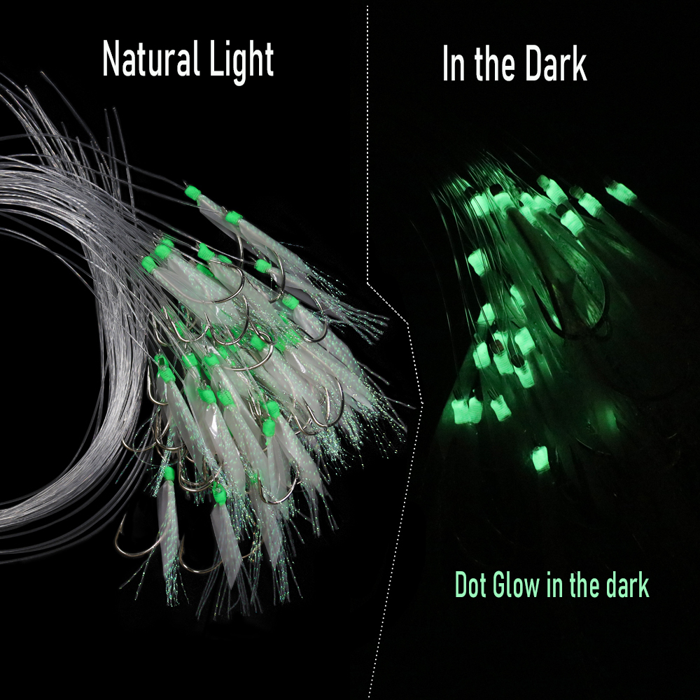 WIFREO 50pc Luminous Simulated - Fishing Hook Circle 리뷰 및 가격