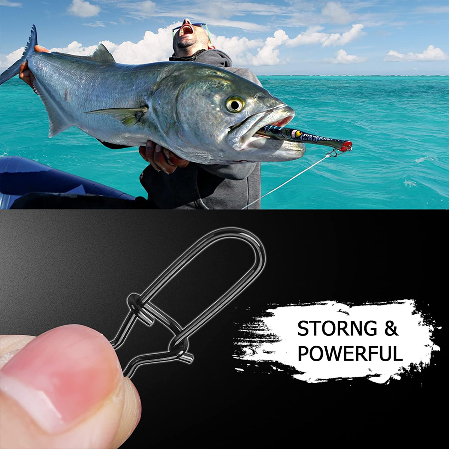 50Pcs Crankbait Snaps Stainles - Fishing Hook Stainless Steel 리뷰 및 가격