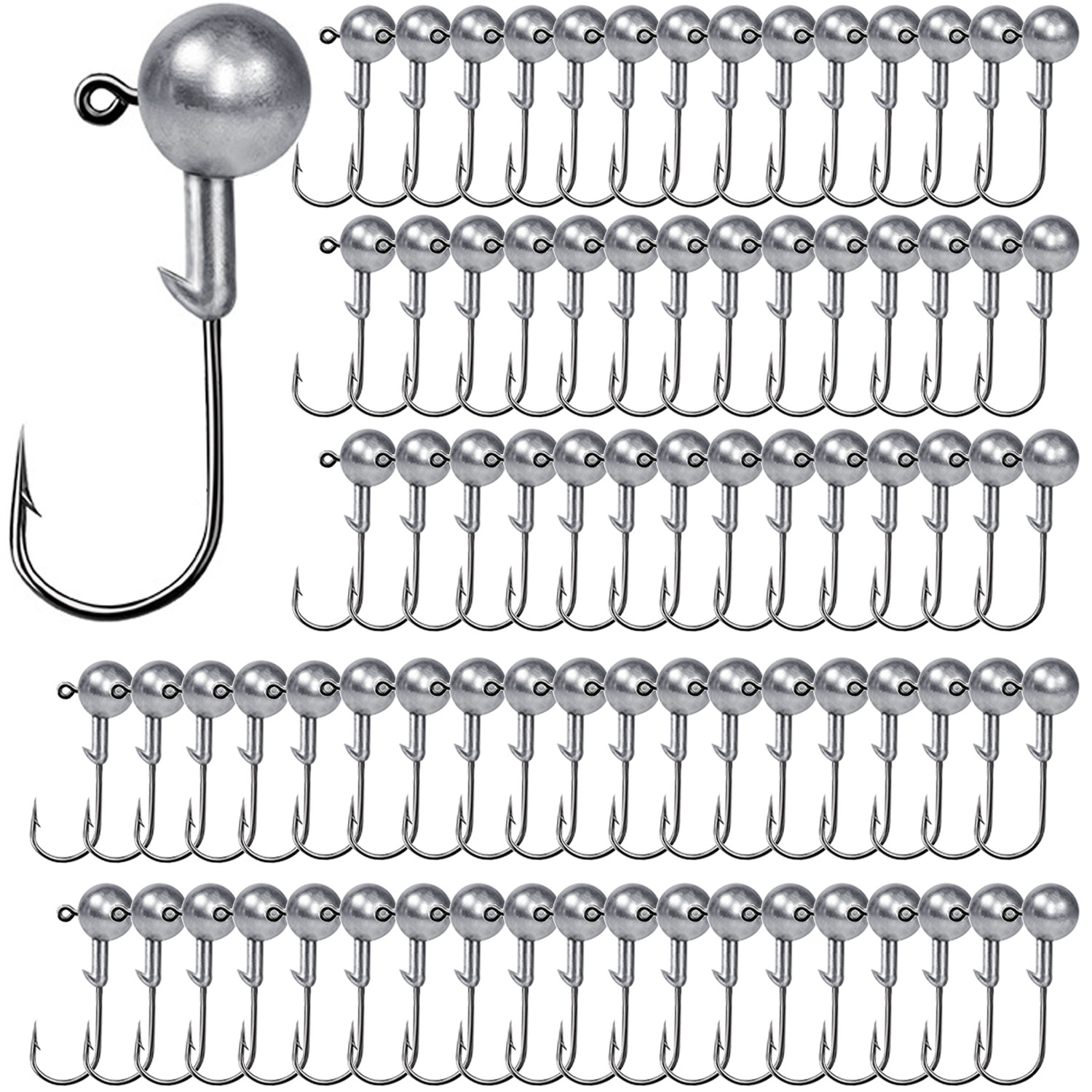 100PCS Fishing Hooks Lead Jig  - Fishing Hook Offset 리뷰 및 가격