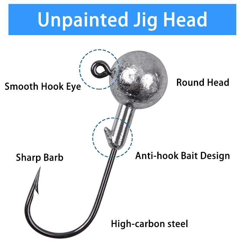 100PCS Fishing Hooks Lead Jig  - Fishing Hook Offset 리뷰 및 가격