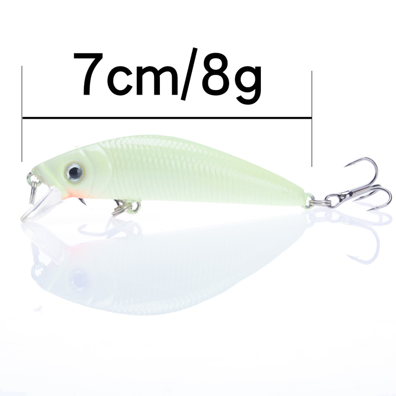 1Pcs 3D Luminous Night Fishing - Fishing Hook Treble 리뷰 및 가격