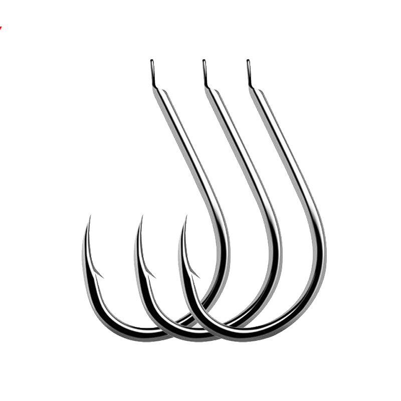 100pcs/Lot 7 Size Barbed Fishi - Fishing Hook Circle 리뷰 및 가격