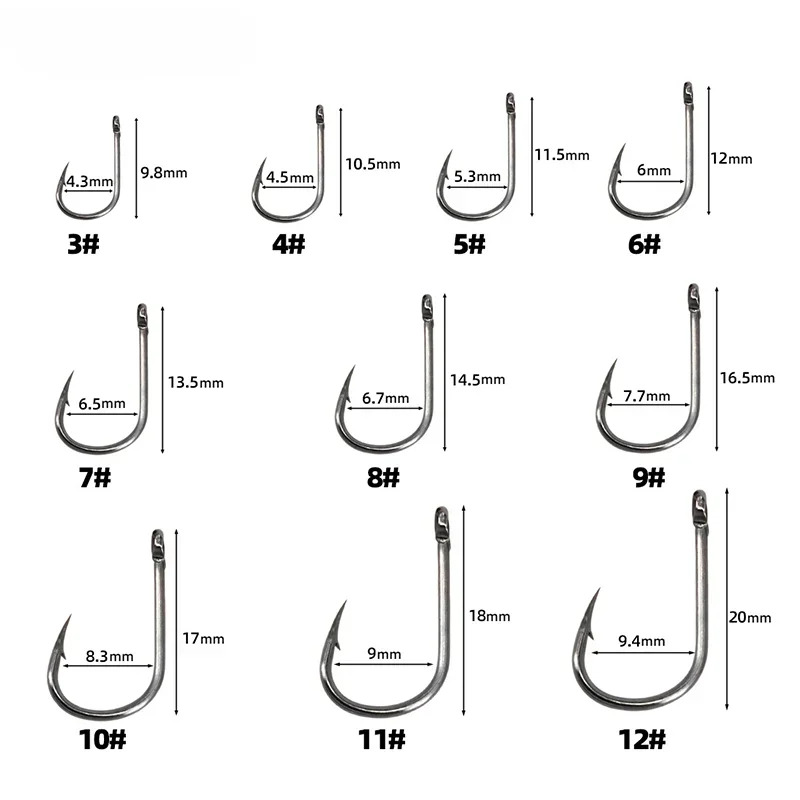 50-1600Pcs/BoxFishing Hooks Ca - Fishing Hook Circle 리뷰 및 가격