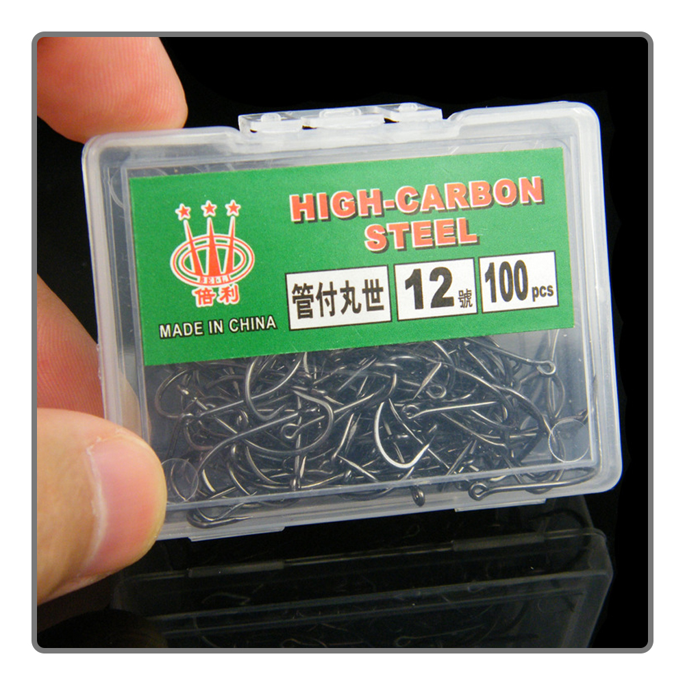 40-100Pcs per box Boxed fishho - Fishing Hook Barbless 리뷰 및 가격