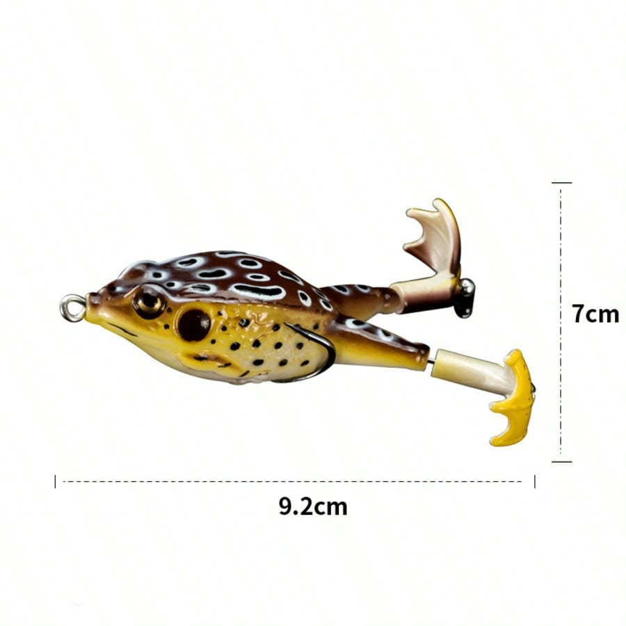 5pcs Water Soft Frog Bass Fish - Fishing Hook Weedless 리뷰 및 가격