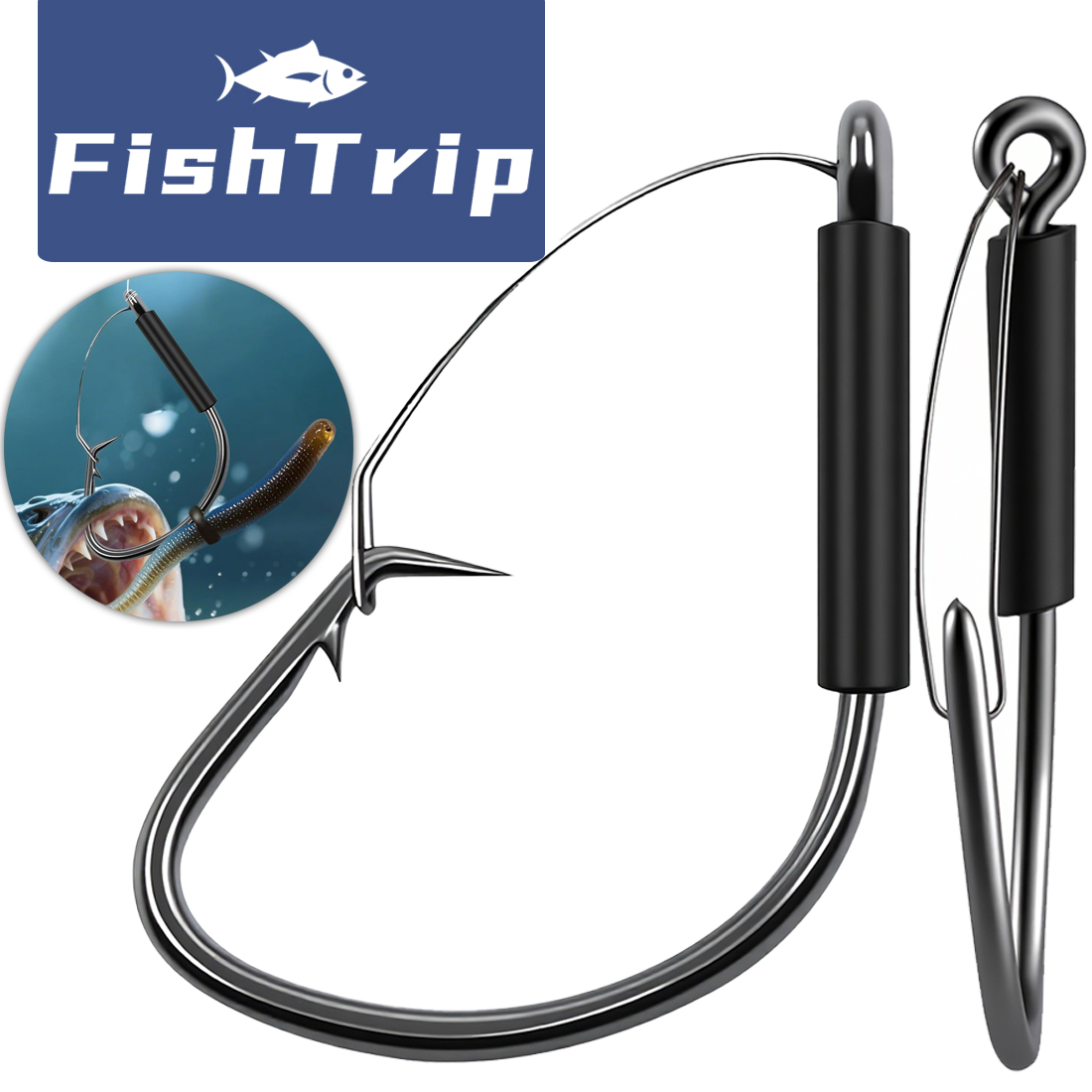 FishTrip Weedless Wacky Rig Ho - Fishing Hook Weedless 리뷰 및 가격
