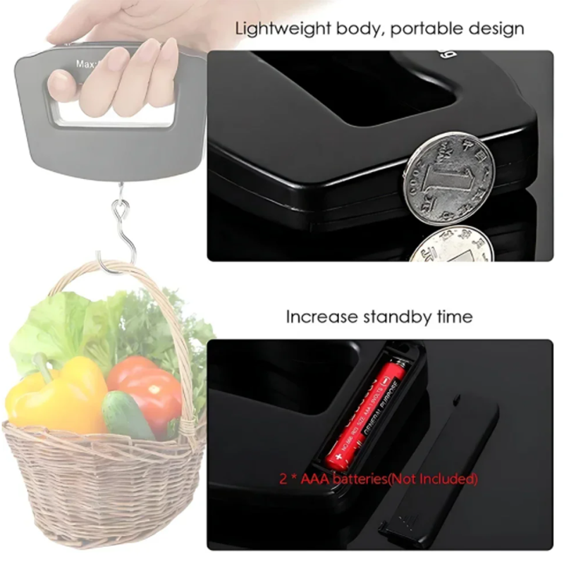 50kg/10g Travel Luggage Scale  - Fishing Hook 리뷰 및 가격
