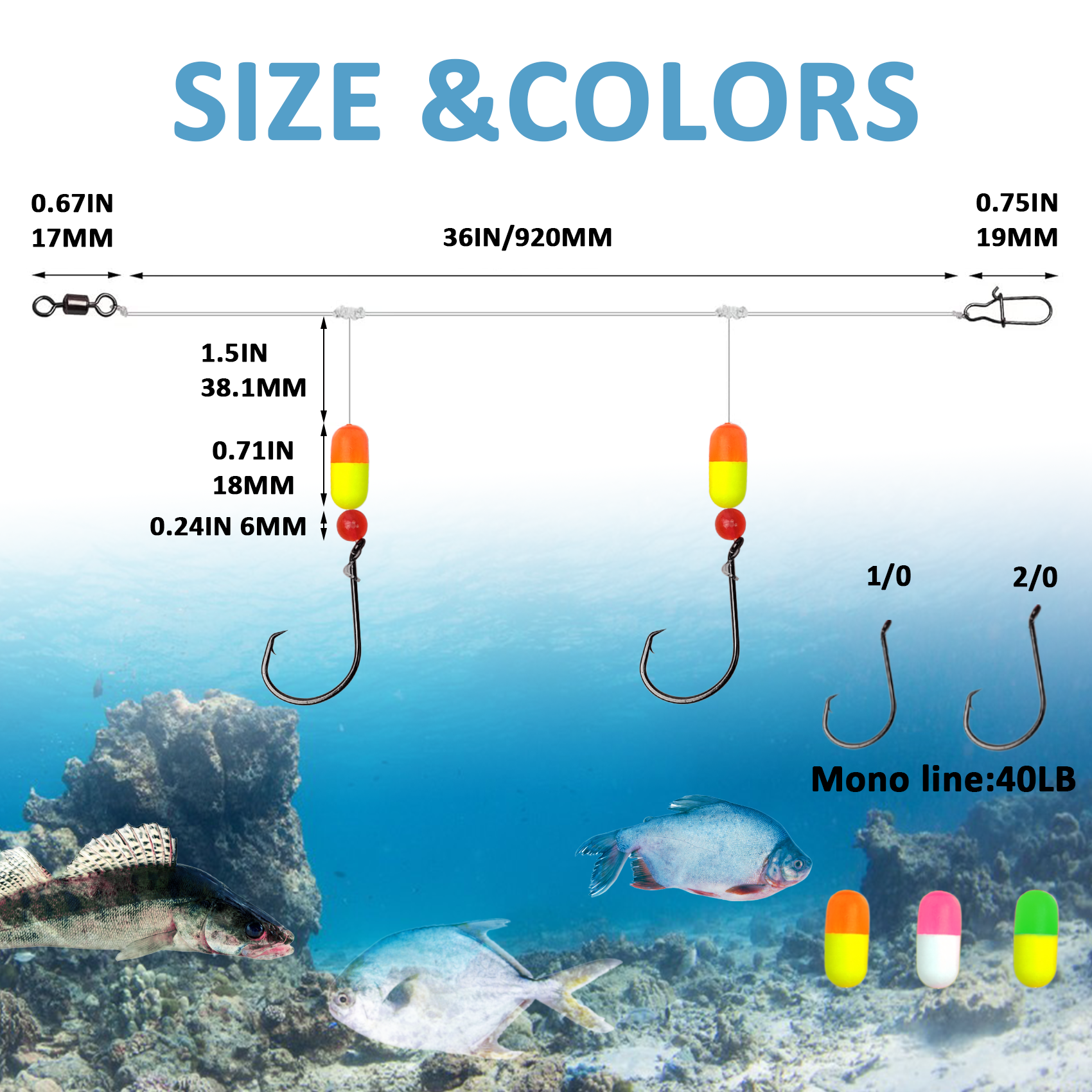 Aventik Pompano Rig Fishing Sa - Fishing Hook Circle 리뷰 및 가격