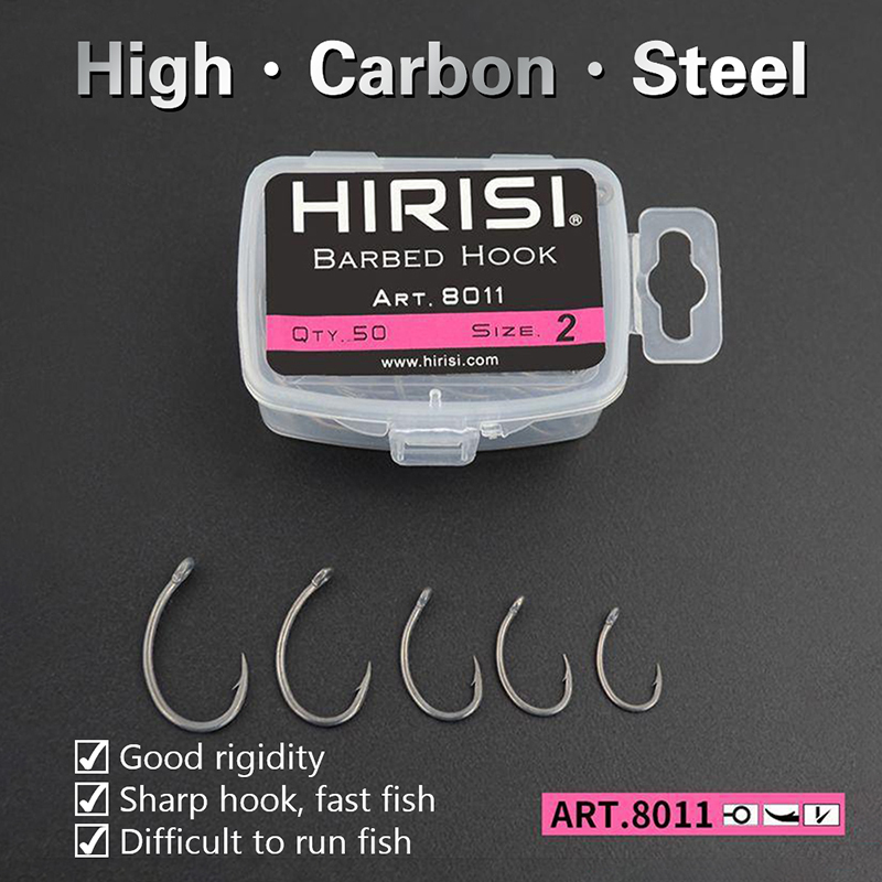 New Hirisi 50pcs Boxed Hooks B - Fishing Hook Box 리뷰 및 가격