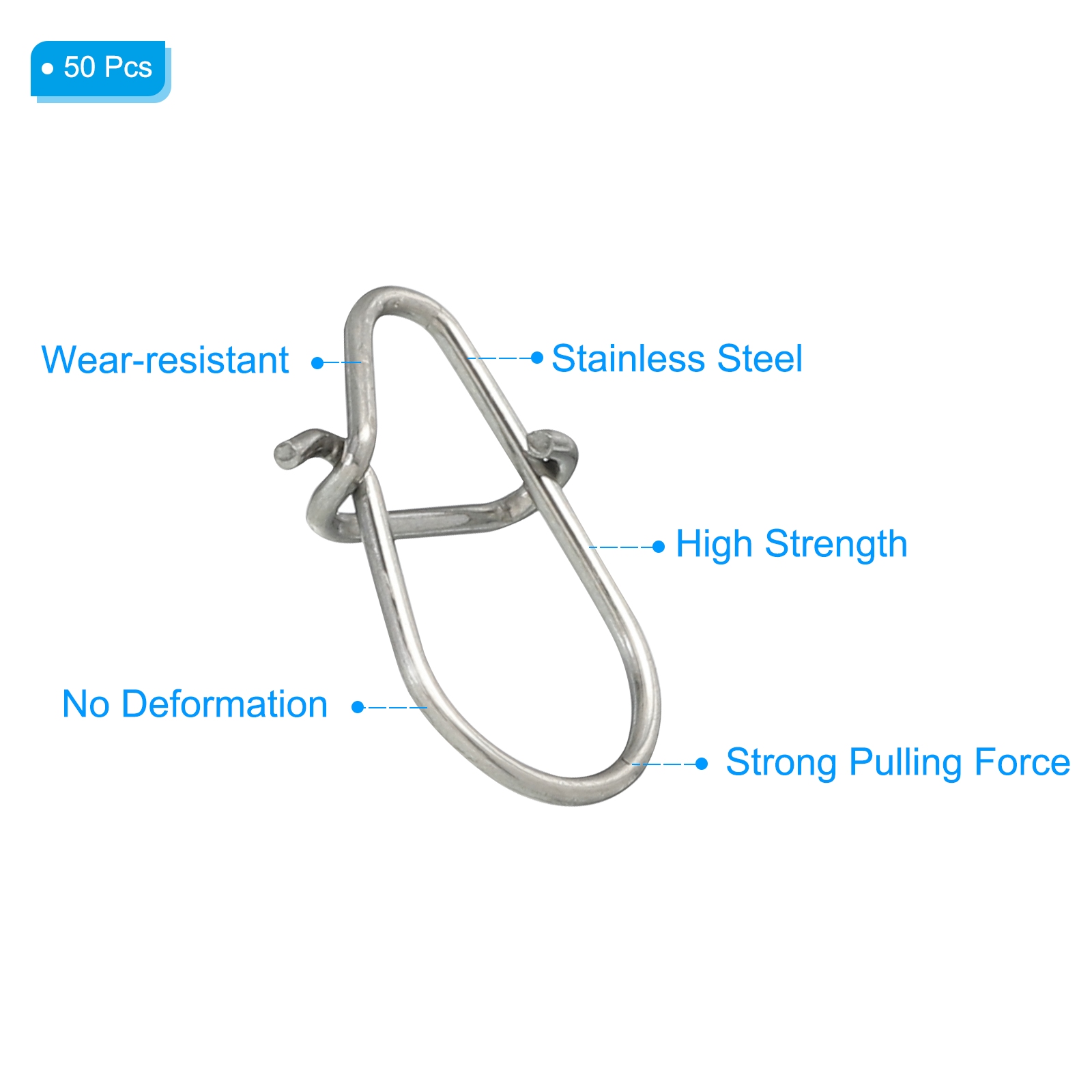 50pcs Stainless Steel Fishing  - Fishing Hook Stainless Steel 리뷰 및 가격
