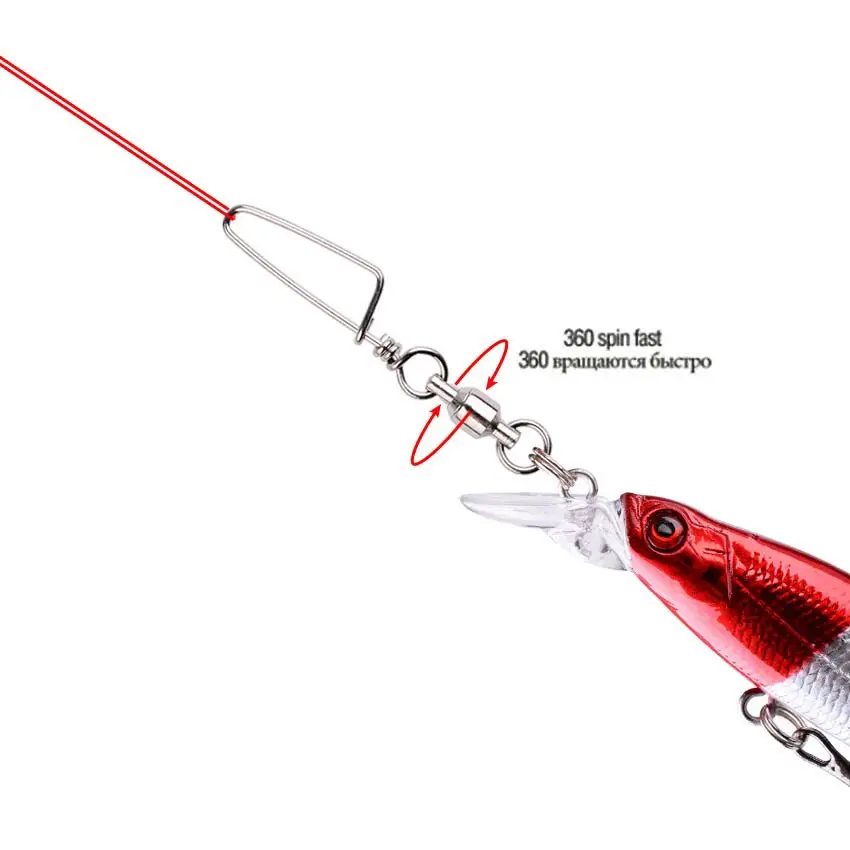 50pcs Fishing Ball Bearing Swi - Fishing Hook Stainless Steel 리뷰 및 가격